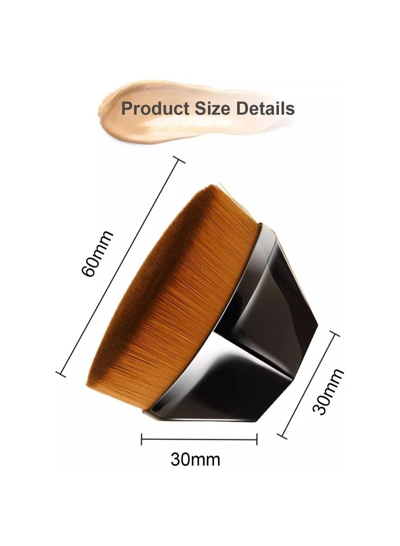 LA PERLA TECH  Flawless Foundation Brush Flat Top Liquid Powder - Image 4