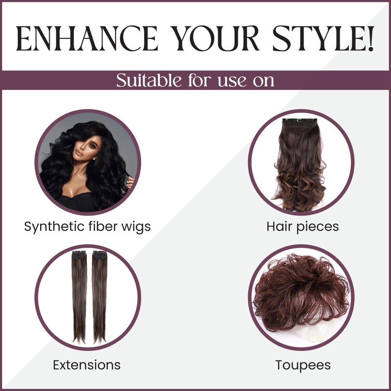 Brandywine Wig Spray, Aerosol Type, For Synthetic & Natural Hair, Medium & Flexible Hold - 10 Fl Oz (2 Pack) - Image 3