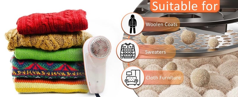 COVERLY Lint Remover for Clothes Lint Bhur RUA Fluff Remover Best Electric Lint Remover for Sweaters Blankets woolens 1 Year Guarantee - Image 5