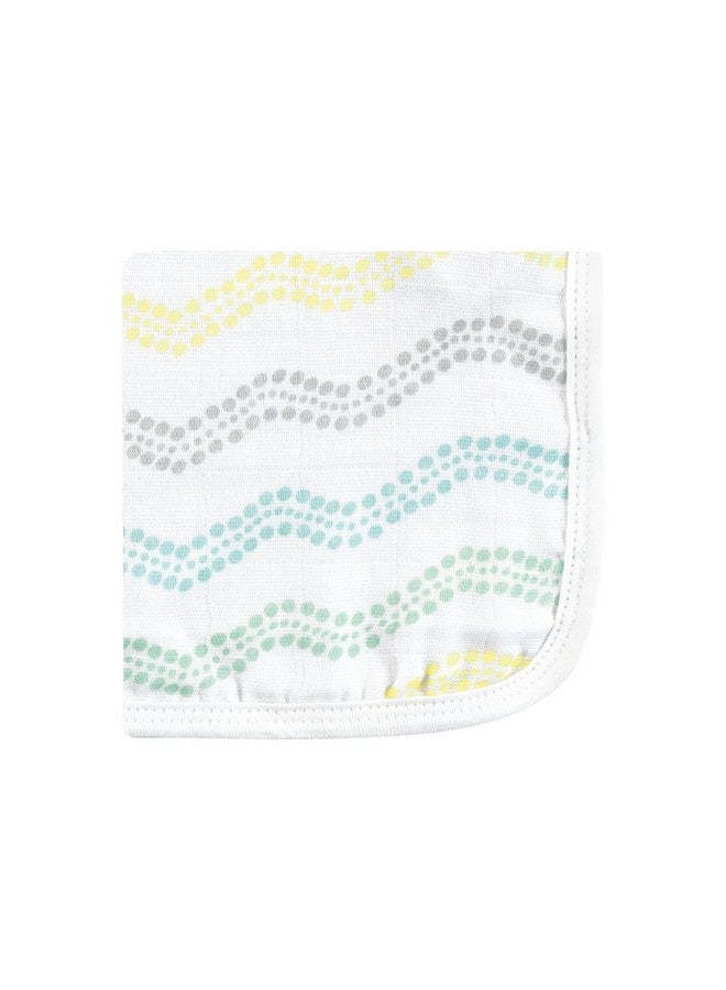 Luvable Friends Unisex Baby Muslin Washcloths, Basic Elephant, One Size - Image 3