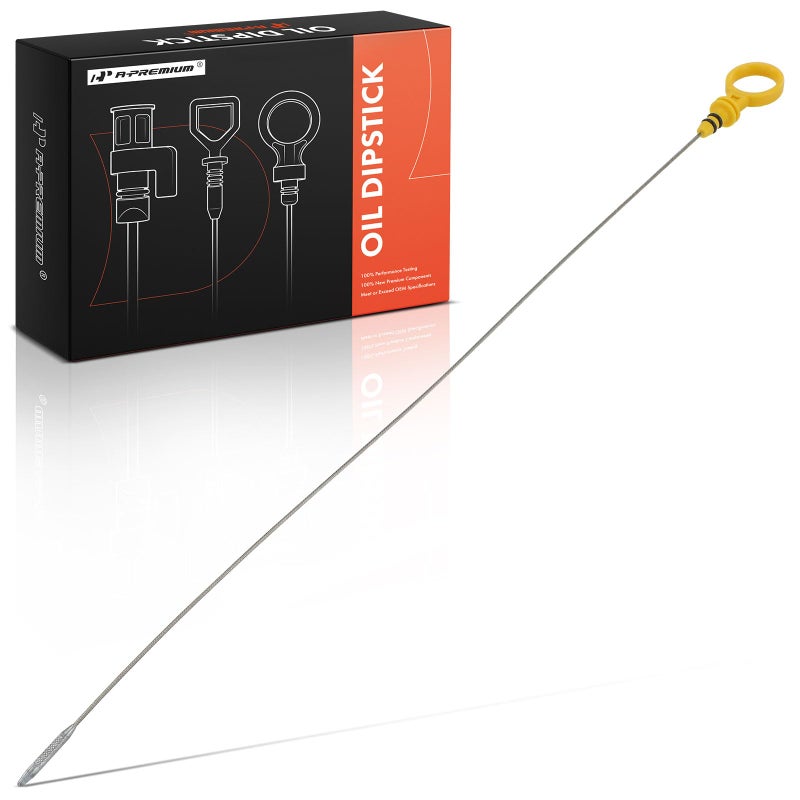 APremium Engine Oil Dipstick Dip Stick Compatible with Chevrolet Equinox Malibu Impala HHR GMC Terrain Buick Regal Verano LaCrosse Saturn Vue Sky Aura Engine Oil Level Dipstick