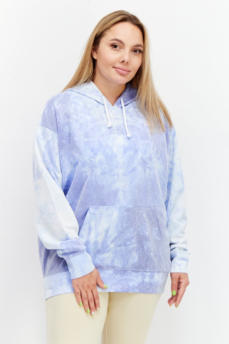 Nike Women Sportswear Fit Hooded Long Sleeve Running Hoodies, Lavender/White - Image 1