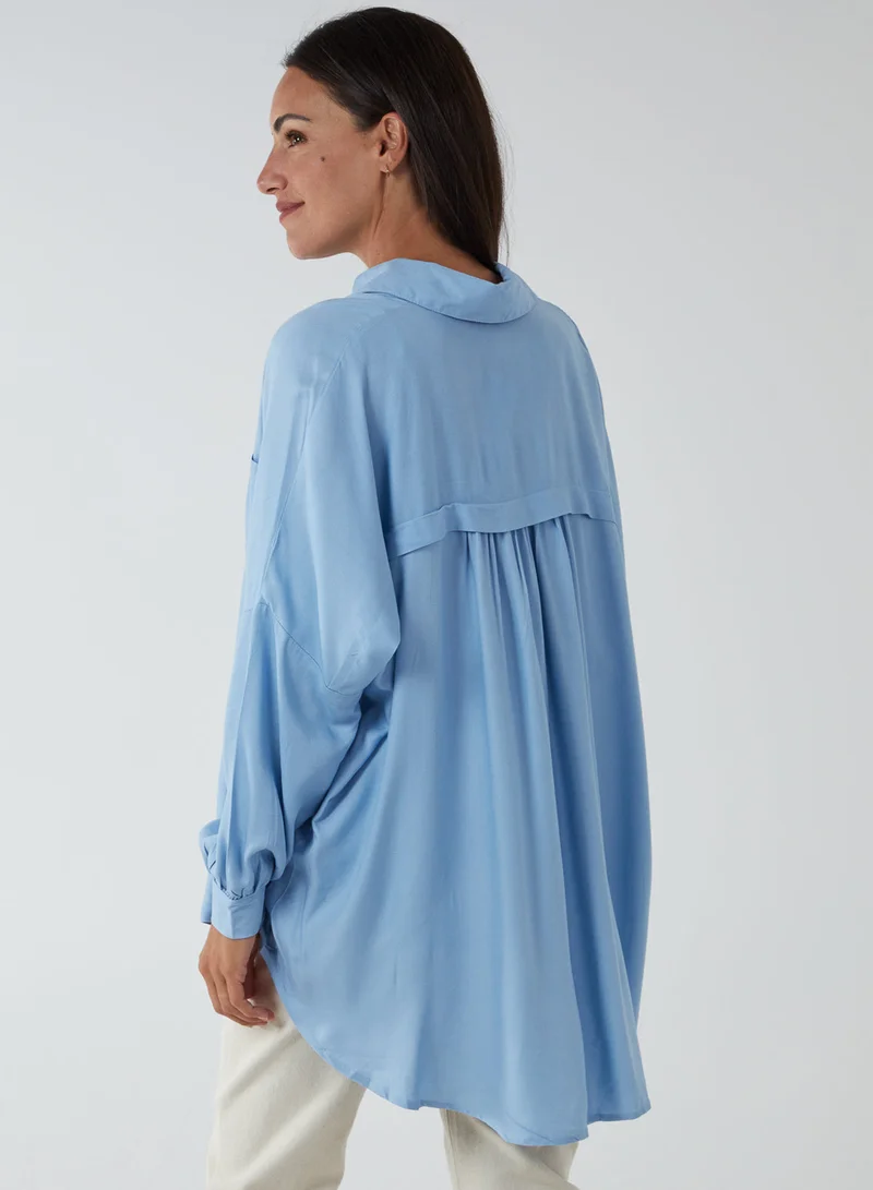 بلو فانيلا قميص واسع