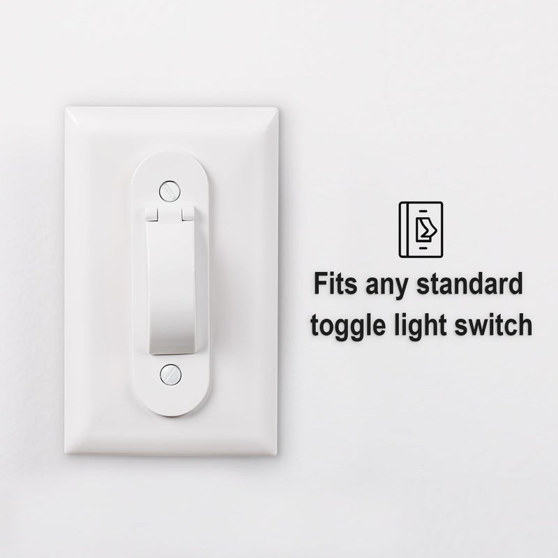 CLYMENE Wall Switch Guard, Child Proof Light Switch Cover Guard | Toggle Style | Light Switch Protection | Keep Toggle Switch in On or Off Position | 1 Pack, White - Image 4