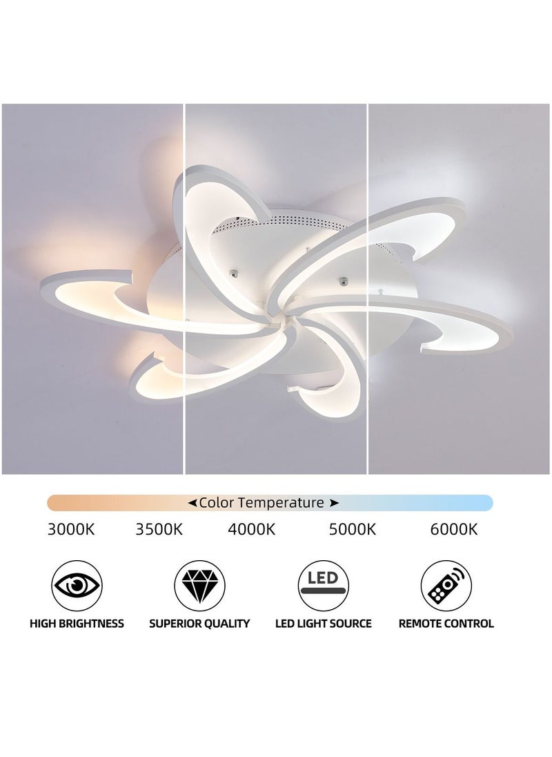 Haikomin - LED Ceiling Light With Remote Control Dimmable White - Image 1