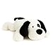 WEIGEDU Floppy Stuffed Dog Puppy Plush Toy Huggable White Beagle with Black Ears Labrador Retriever Stuffed Animal Dogs for Kids Girls Boys Baby Birthday Bedtime Gift 20 inches - Image 3