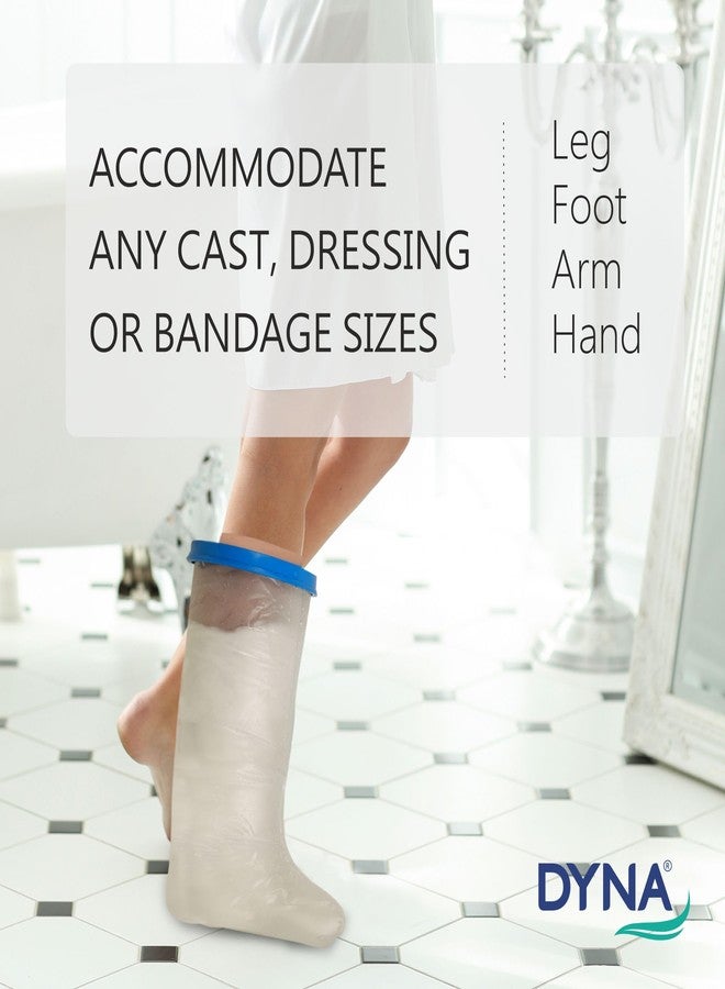 داينا واقي الجبيرة داينا | ذراع طويل للبالغين | غطاء ذراع مقاوم للماء فوق الكوع | للاستحمام | يحافظ على جفاف الجبيرة والجروح والضمادات | قابل لإعادة الاستخدام (ذراع طويل للبالغين)… - Image 5