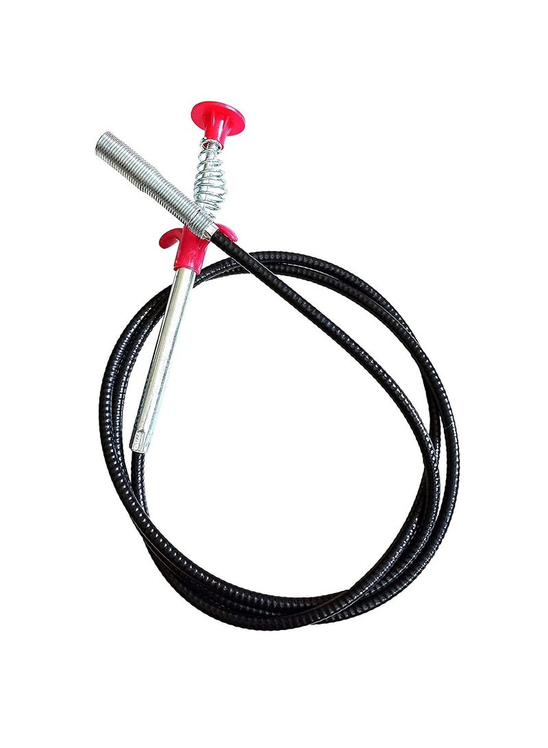 Drain Pipe Cleaning Spring Stick Hair Catching Claw Wire Sink Sewer Clog Dredge Remover Basin Tool 90Cm - Image 2