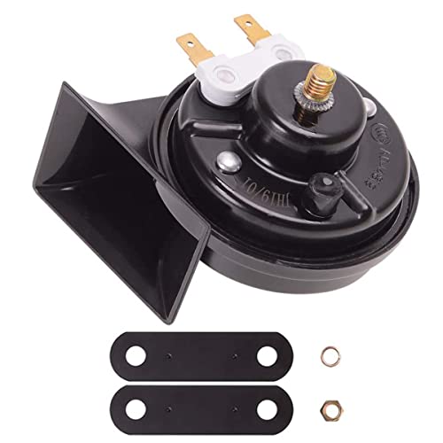 Evermotor Car Horn 12v Loud Air Horn Universal Signal Speaker for Motorcycle,Truck,Golf Cart,Moped,Scooter,ATV 118 dB Snail Horns with E-MARK - Image 1
