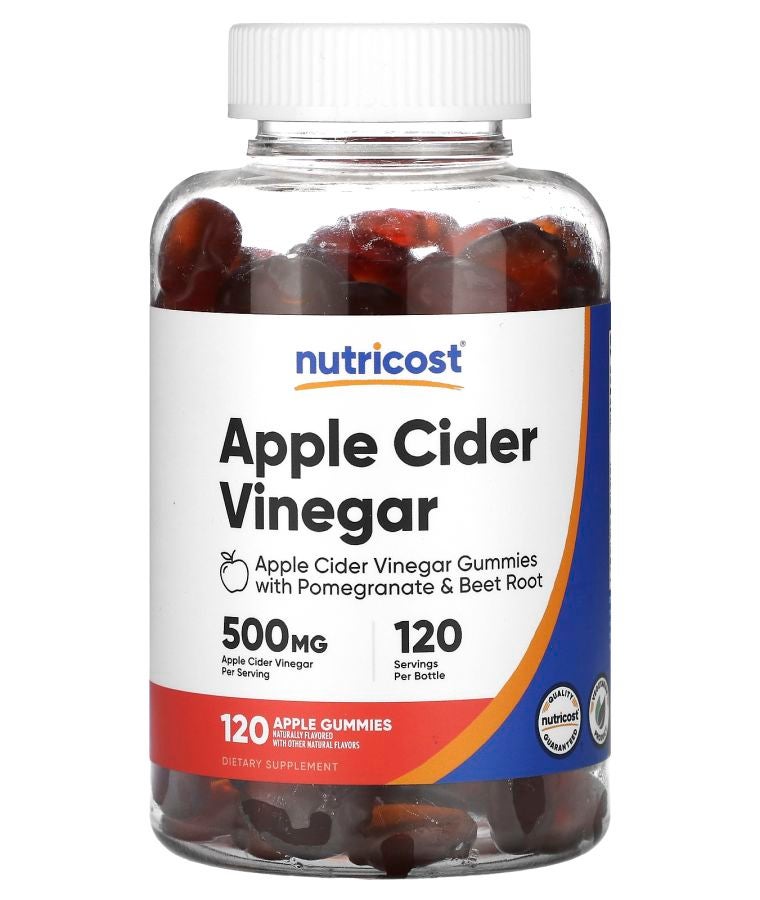 Apple Cider Vinegar Gummies Apple 500 mg 120 Gummies