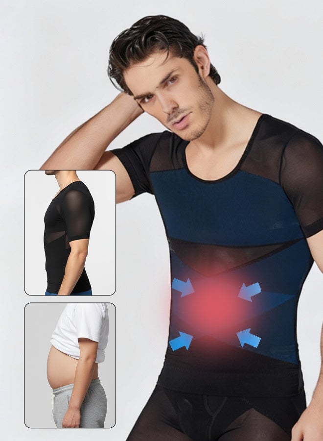 Men's Slim N Lift Body Shaper Vest with Comfortable Design and Waist Control - Image 1