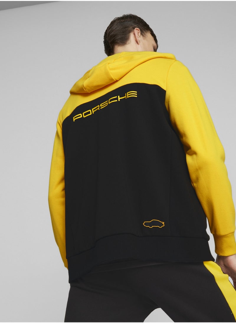 بوما جاكيت رياضي Porsche Legacy بغطاء للرأس للرجال  - Image 2