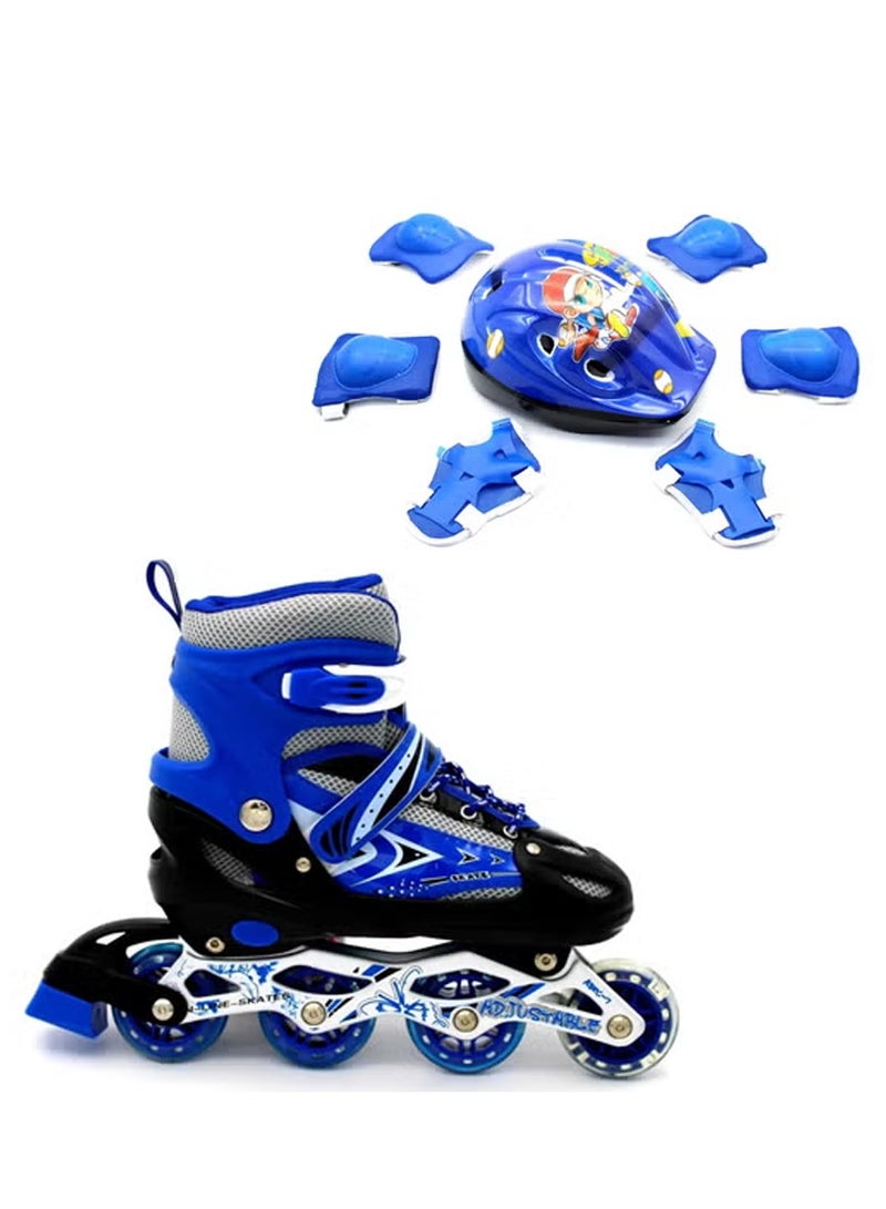 DubaiGallery Children's Heelys Boys and Girls Skates Double Wheel the Skating Shoes Student Pulley Sports Light Shoelace Wheel - Image 1