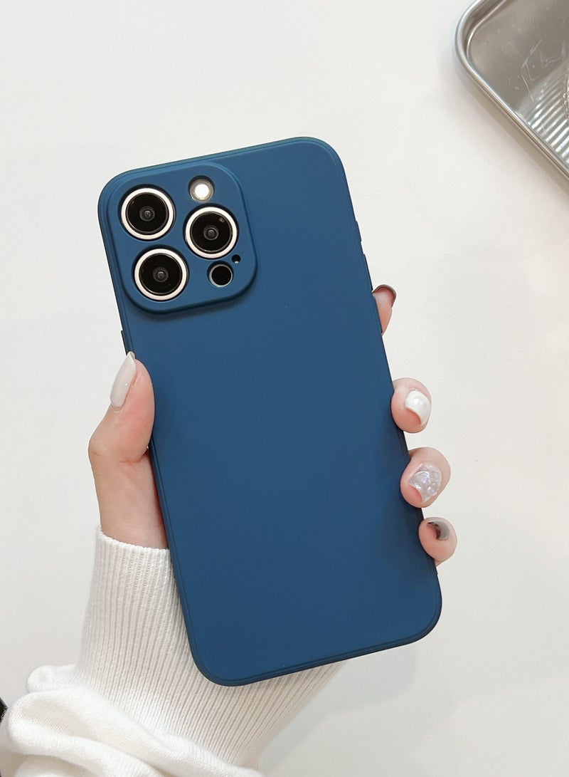 Silicone Case Compatible With iPhone 16 Pro Max, Full Body Silky Soft Touch Phone Case, With Camera Protection, Shockproof Full Coverage