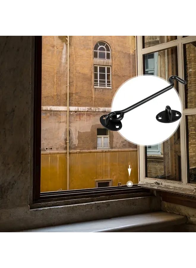 Stainless Steel Window Hooks 2 Set S Size Durable Door Anchors For Home Garage - Image 4