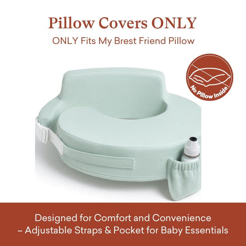 Littogoose Nursing Pillow Covers Compatible with Breast Feeding Pillow Nursing Pillow (2 Pack Covers-Pillow NOT Included) - Image 4