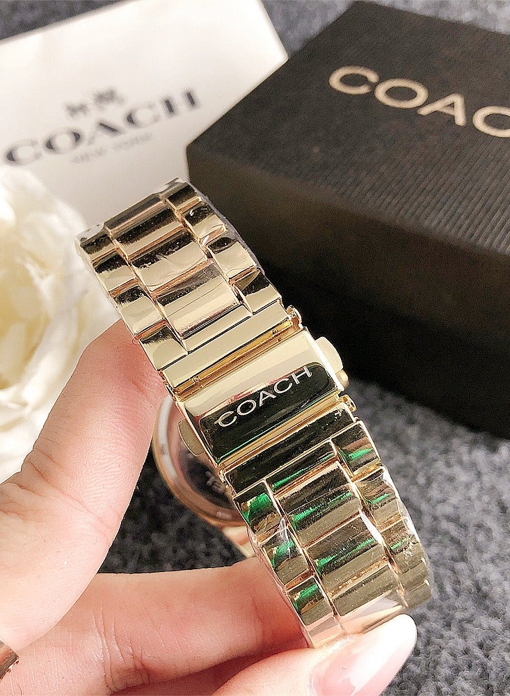 New Diamond Business Waterproof Watch Women's Men's Fashion Watch Quartz Watch  - Image 3