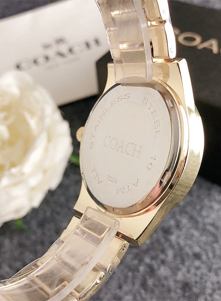 New Diamond Business Waterproof Watch Women's Men's Fashion Watch Quartz Watch  - Image 4