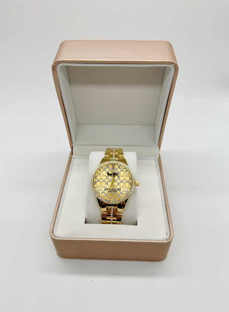 New Diamond Business Waterproof Watch Women's Men's Fashion Watch Quartz Watch  - Image 5