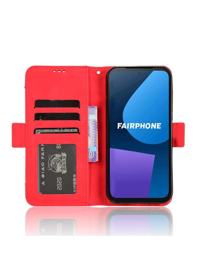 اس-توب جراب هاتف من الجلد لهاتف Fairphone 5 بملمس جلد العجل وفتحات للبطاقات - Image 5