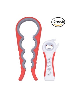 Cross-Border combination multi-functional bottle cap bottle opener creative can screw cap device can two-piece goswingRed suit Red suit