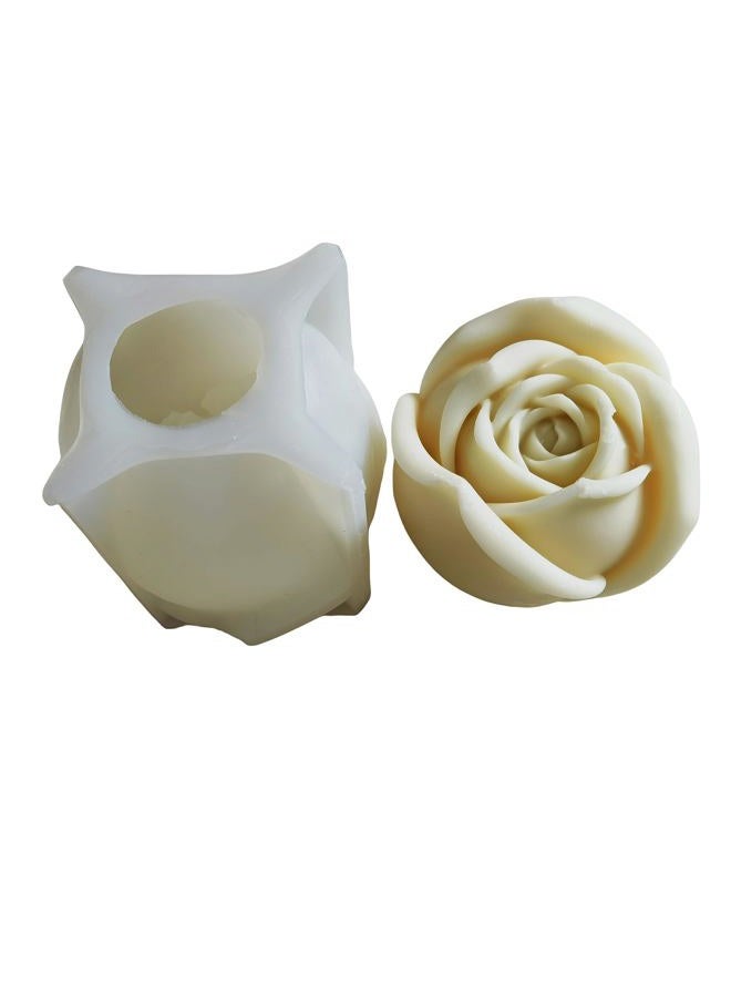 Huge Large Big Lotus，Rose， Peony Flower Silicone Mold ，Used for Making Gypsum Candles Resin Cement Holiday Sacrifice Mould (Large D Rose) - Image 5