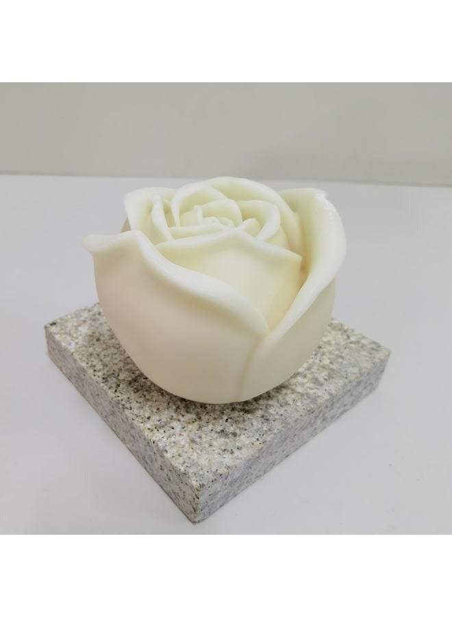 Huge Large Big Lotus，Rose， Peony Flower Silicone Mold ，Used for Making Gypsum Candles Resin Cement Holiday Sacrifice Mould (Large D Rose) - Image 1