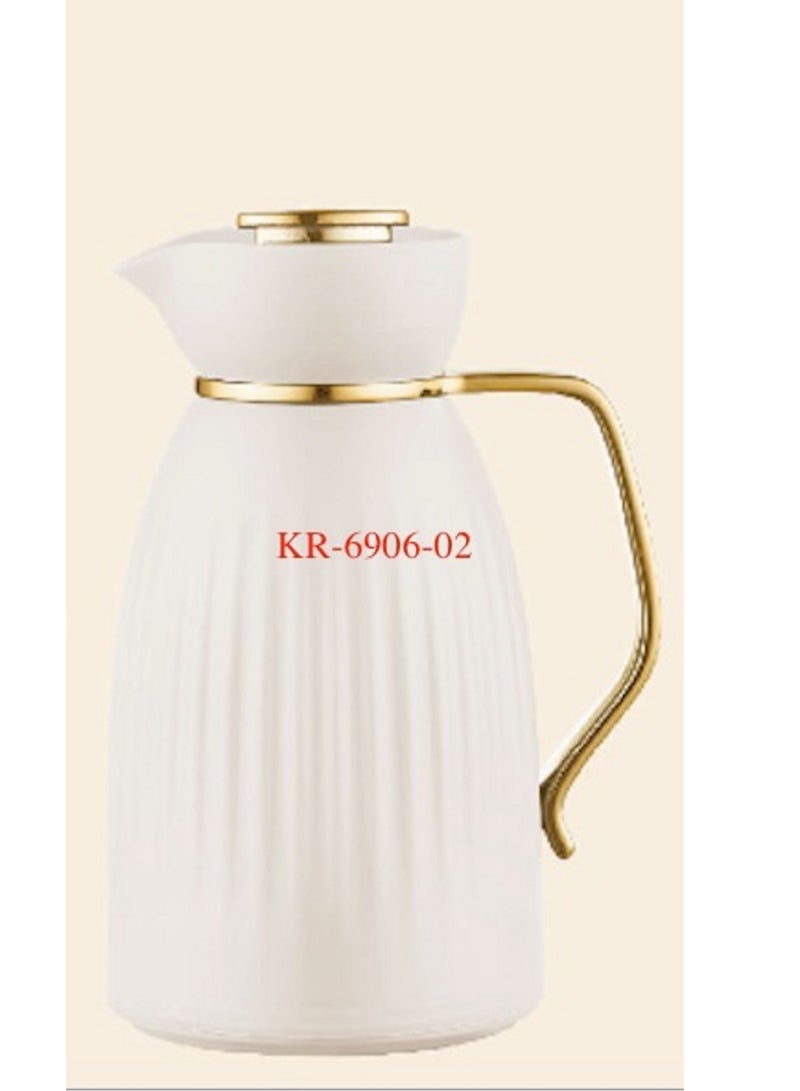 KROOS 1.6-liter tea thermos set from home master – Elegant design with a double thermal insulation to keep hot and cold for long hours.  - Image 1