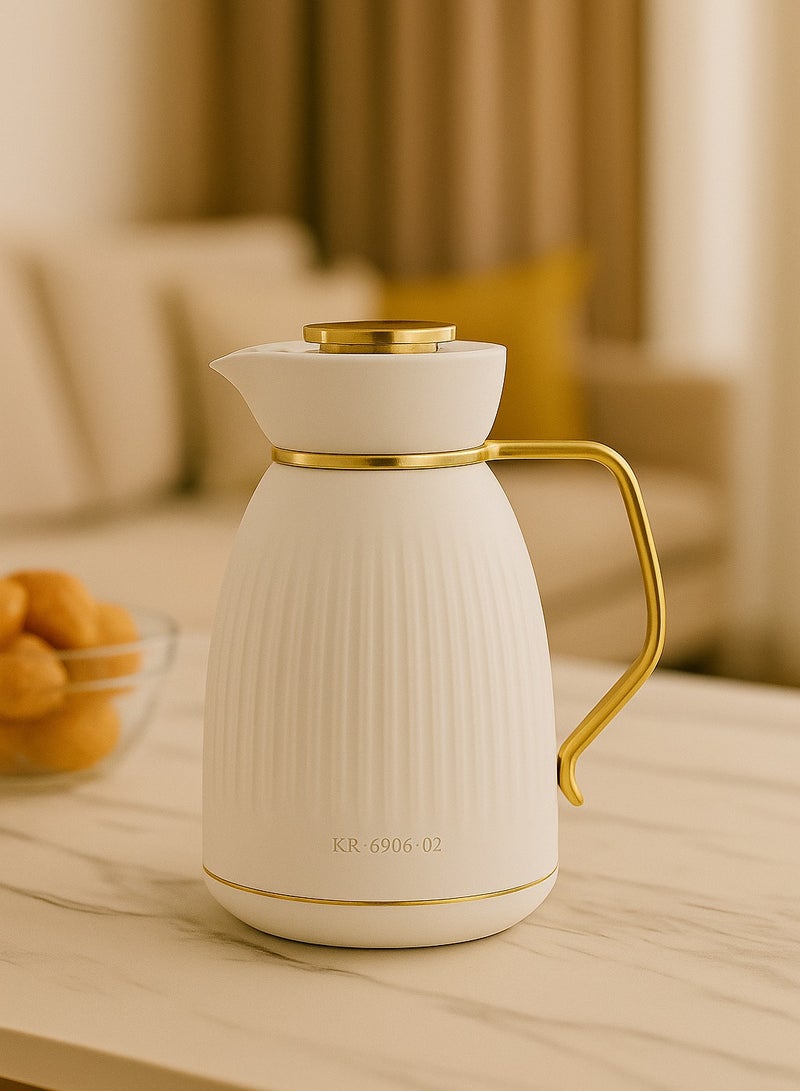 KROOS 1.6-liter tea thermos set from home master – Elegant design with a double thermal insulation to keep hot and cold for long hours.  - Image 2