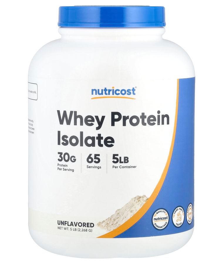 Whey Protein Isolate Unflavored 5 lb (2268 g)