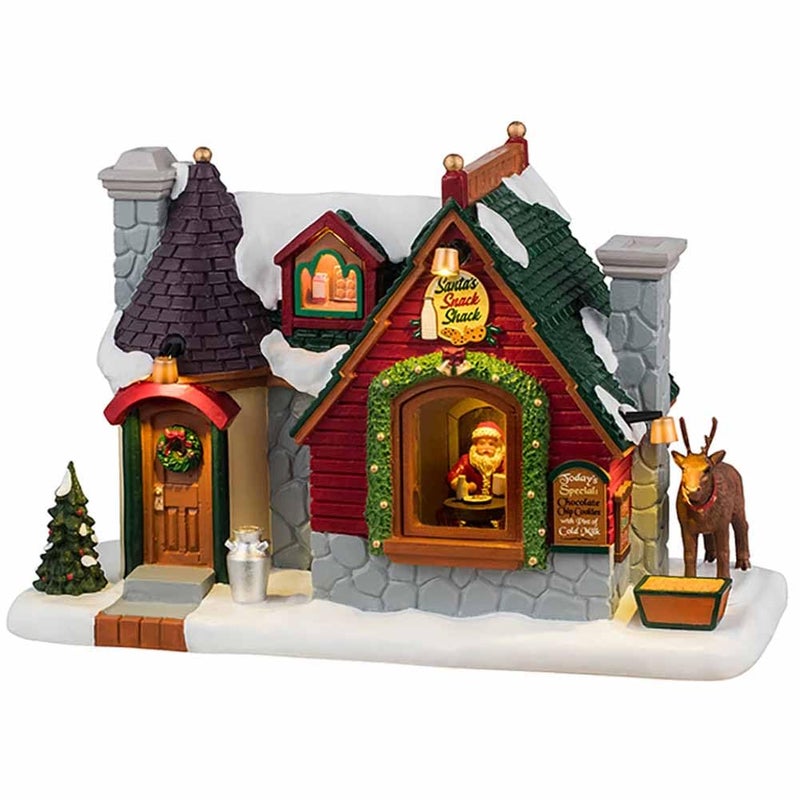 Lemax Santas Snack Shack with 45V 100Ma Adaptor 45271