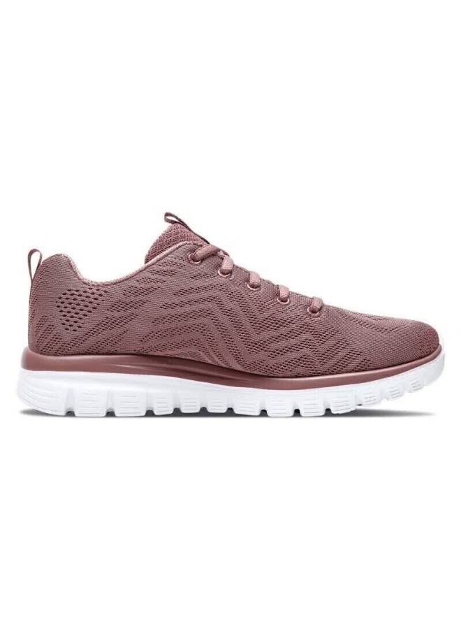 SKECHERS أحذية جري للرجال والنساء من سكيشرز، أحذية سفر، أحذية رياضية قابلة للتنفس، أحذية مريحة للمشي للأمهات، 12615 - Image 5