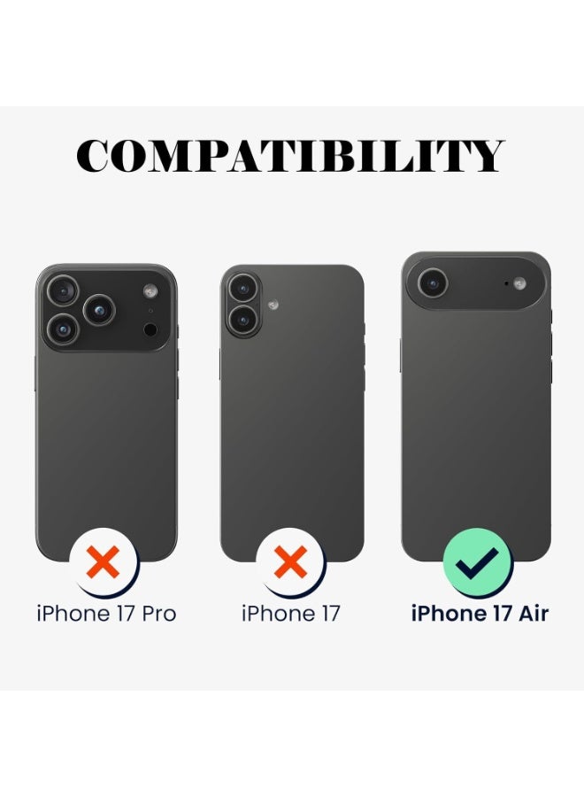 iPhone 17 Air Clear Case Soft Flexible Silicone TPU Shockproof Transparent Back Cover with Bumper Protection for iPhone 17 Air - Image 2