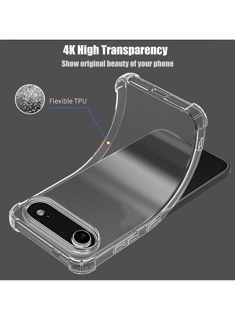 iPhone 17 Air Clear Case Soft Flexible Silicone TPU Shockproof Transparent Back Cover with Bumper Protection for iPhone 17 Air - Image 5