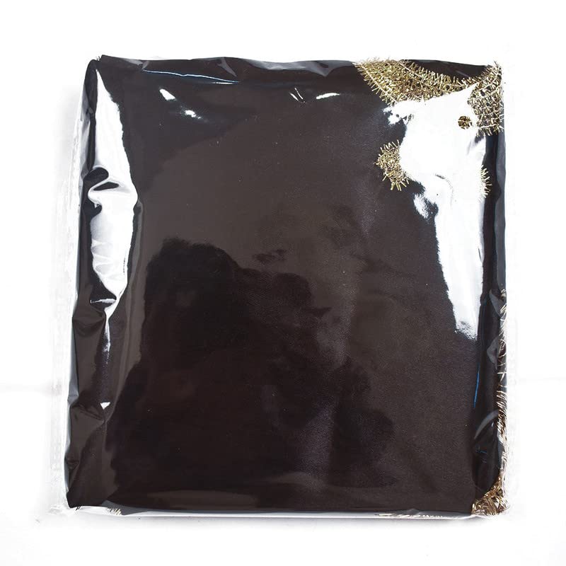 Dulhan DLC Black Satin Islamic ya Mohammad Flag Alam with Metallic Golden Embroidery 1mtrX15mtr - Image 4