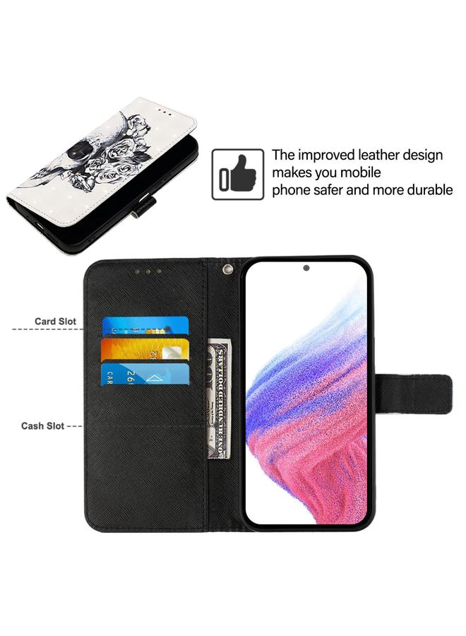 اس-توب جراب لهاتف Asus ROG Phone 9 / 9 Pro، جراب جلدي أفقي قابل للطي برسومات ثلاثية الأبعاد - Image 3