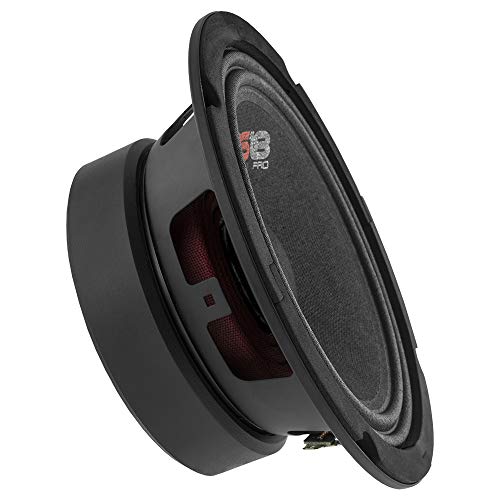 DS18 PRO-GM6 Loudspeaker - 6.5", Midrange, Black Steel Basket, 480W Max, 140W RMS, 8 Ohms - Premium Quality Mid Range Speakers Car Audio Door Speakers for Car or Truck Stereo Sound System (1 Speaker) - Image 1