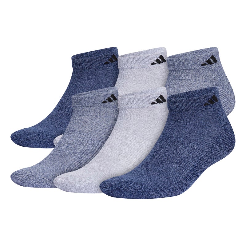 adidas Mens Athletic Cushioned Low Cut Ankle Socks (6-Pair Pack) - Image 1