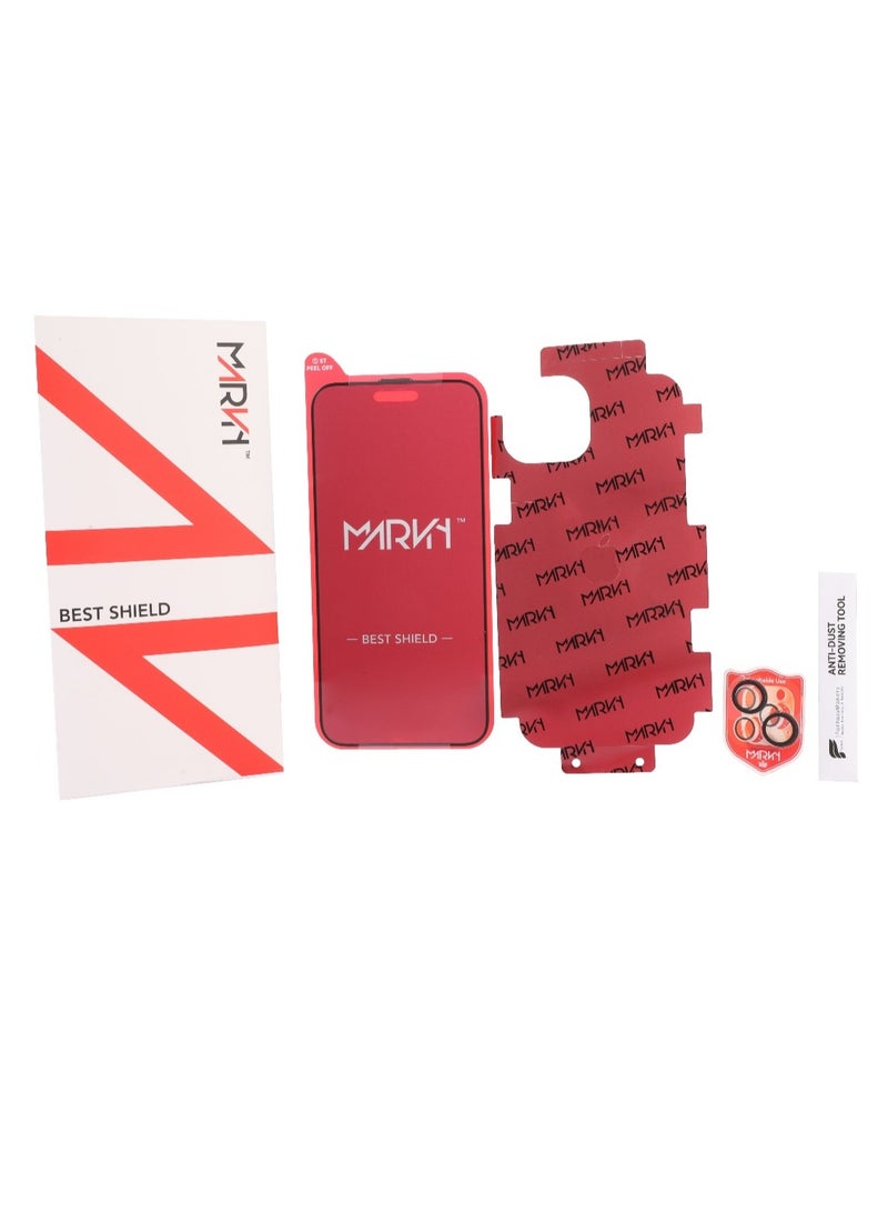 MARVN MARVN Full Protection Package for iPhone 16 – Dual-Layer Screen Protector, Camera Shield, Slim Back Cover, MagSafe Compatible with 24-Month Warranty - Image 3