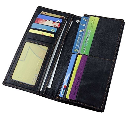 vogueteen Real Leather Mens Biker Card/Money Long Wallet Purse W/Jeans Key Chain - Image 4