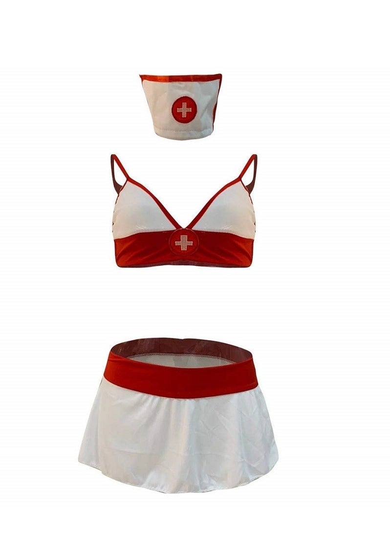 Generic Women Nurse Costume Lingerie  Outfits for Cosplay  Nightwear.  - Image 3