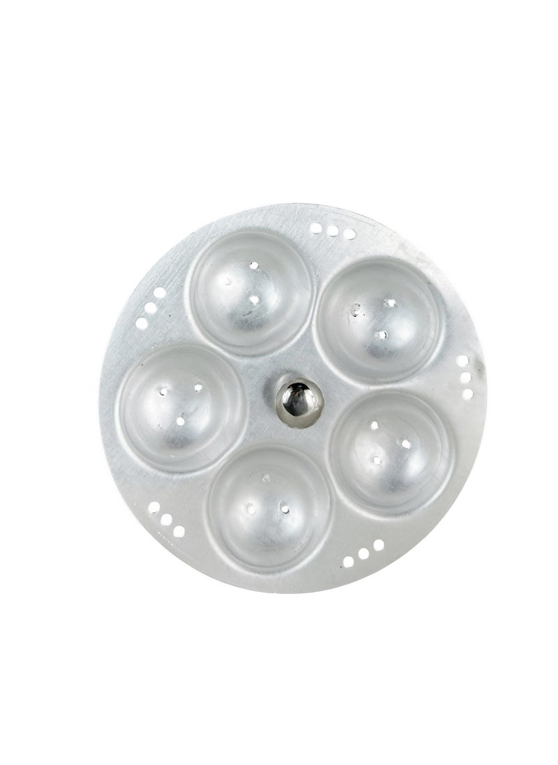 Ayda Idli Pot 9-Pit, Aluminium Polished Pan, Silver  - Image 3