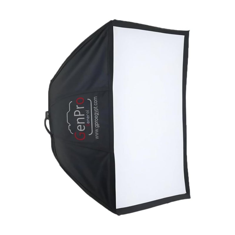 Gene Pro General Rectangular Softbox 60x90cm with Triple Adaptor, Perfect for Portrait and Fashion - Image 1