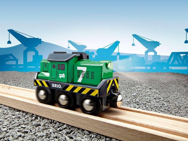BRIO World Freight Battery Engine Toy Train for Kids Ages 3+ - Image 2