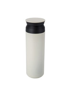 DPT Hot and cold Stainless steel thermos, Sport liquid Bottle, Beige, capacity 500 ml  - Image 2