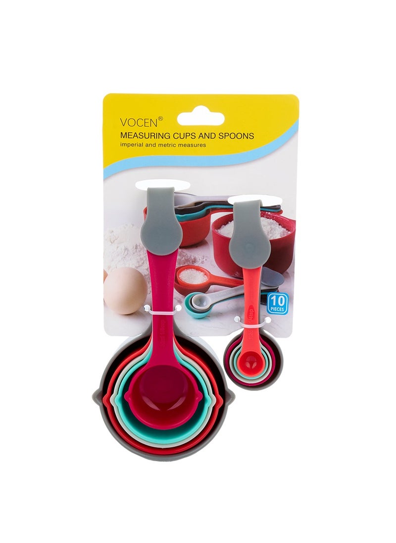 IDEAL PACK Plastic Measuring Cups and Spoons Set For Cooking and  Baking Dry and Liquid Ingredient imperial and metric measures 10 Piece - pzsku/ZAF37CC00BF76CEC675EAZ/45/_/1701852626/bc060b54-fbcf-4a77-8f19-e554baf3fbc0