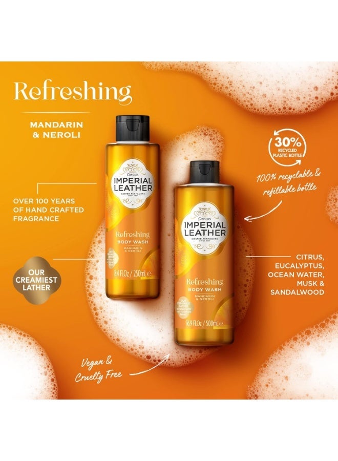 cussons Imperial Leather Refreshing Body Wash Mandarin & Neroli 250 ML - Image 3
