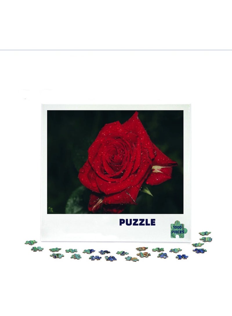 Anna 3D Rose Flower 1000-Piece Puzzle - Image 2