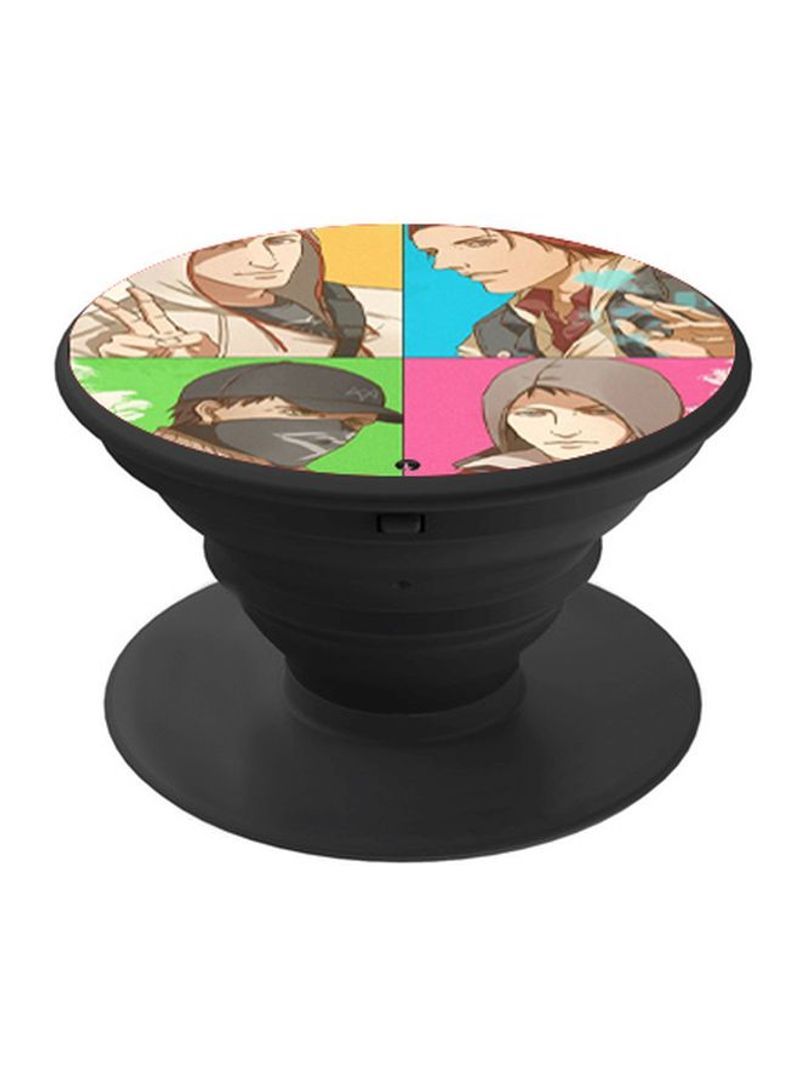 RKN Cartoon Printed Pop Up Finger Grip Phone Holder Multicolour - Image 2