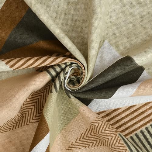 VOMZER 320 TC 100% Pure Cotton All Around Elastic Fitted Queen Size Bedsheets, Supersoft Elastic Fitted Double Bedsheet with 2 Pillow Covers, Size 60x78x8 Inches - Image 4